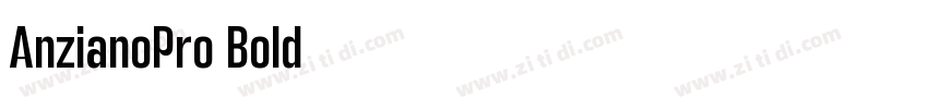 AnzianoPro Bold字体转换